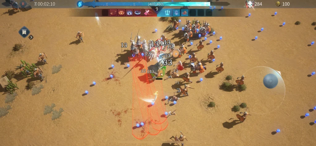 Le mode Survivant de la bataille dans Age Of Empires Mobile.