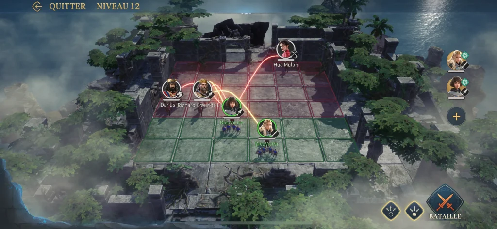 Le mode Tactiques Insulaires dans Age Of Empires Mobile.