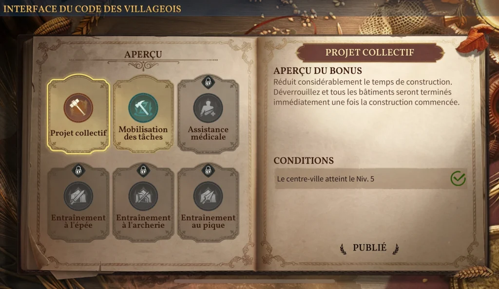 Le code des villageois dans Age Of Empires Mobile.